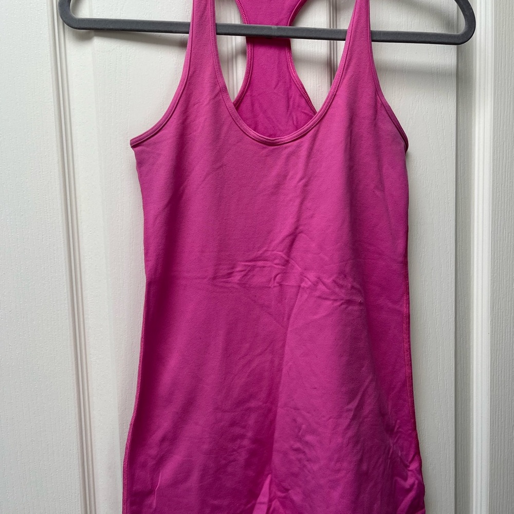 Women's Pink Racerback Tank Top